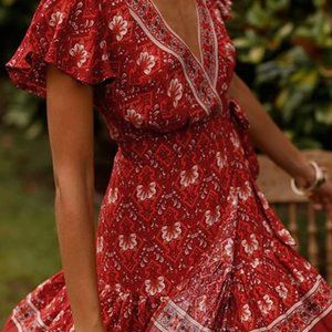 Boho Wrap Dress